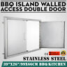 Cxzgc001351510904415 Vevor Stainless Steel Double Bbq Door Outdoor Usa 827843242134