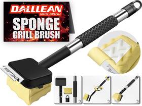 Dalllean 783820978413 Bbq Grill Brush Bristle Free For Outdoor Replaceable Head Cleaning Bru