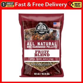 Dansons 313114574504 Pit Boss 100% All-natural Hardwood Fruit Blend Bbq Grilling Pellets 40 Lbs Bag