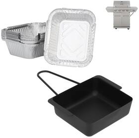 Dc-us-n830 Dcyourhome Lh-15 Grill Drip Pan For Nexgrill 720-0830h Silver Black-for Series