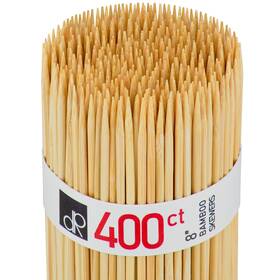 8541958767 Decorrack 8 Natural Bamboo Skewers Sticks 400 Wood For Grilling Bbq Kabob Appetiz