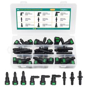 30fulic-l Dekiphox 30pcs Assorted Fuel Line Quick Connector Set Repair Kit Hose