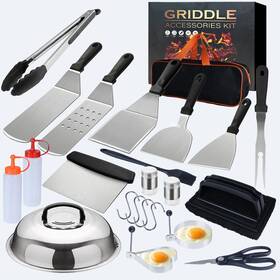 Demiwise 758211218515 Griddle Accessories Kit For Blackstone And Camp Chef Extra Thickened Stainles