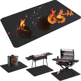 Demiwise 758211218713 65x48in Grill Mats For Outdoor Fits Most Grills Smokers Griddles And