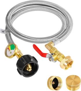 Dzthw006 Detoypapa Propane Tank Adapter For 1 Lb. Tanks Upgrade 3 Ft/36inch Refill Ada