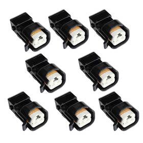 Ev14 Devmo 766725899618 8pcs Fuel Injector Connectors Adapter Plug Ls1 Ev1 To Ev6 Uscar