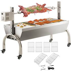 A21-ddskl132lbv1r Dewosen 50w Rotisserie Grill Roaster 51 Inch Bbq Outdoor Small Pig Lamb Rotis