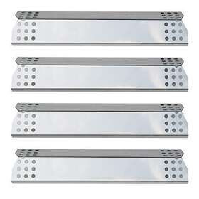 Dp130 Direct Store 797566868471 Parts 4-pack Stainless Steel Heat Shield 14 9/16 Inch X 3 3/8 For S