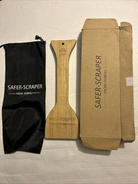 Bo748bjnbr Doboli Wooden Grill Scraper - Bbq Brush Cleaner Alternative