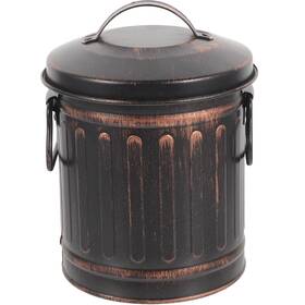 01o02vpq4dvw021 Doitool Metal Ash Bucket With Lid For Fireplaces Wood Stoves 7.48 X 5.12 13 Inches