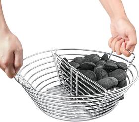 Dolamoty 445046266257 The Accessories For Big Green Egg Ash Charcoal Basket Large Bge P