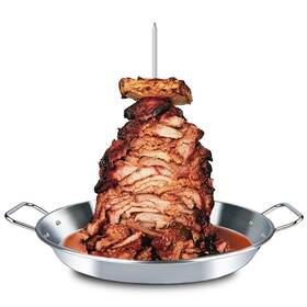 Lm-bxkrj-13 Dolamoty Bbq Vertical Skewer Pan Gyro Spit Shawarma Stand For Oven Al Pastor