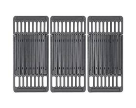 Pcbz0b Dongftai 3-pack 8 Inch Wide Adjustable Cast Iron Cooking Grate Repl... Fast Ship