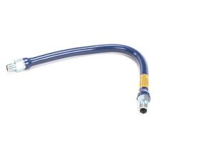 1650bp24 Dormont 046850068494 Blue Hose 24 Inch Stainless Steel Moveable Foodservice Gas Connector 1/