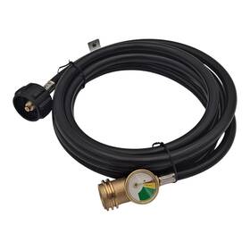 Yg001 Dozyant 12 Feet Propane Tank Hose Extension With Gauge For Gas Grill Heater