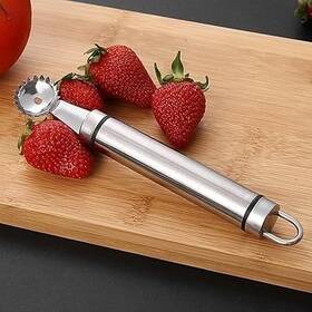 Dpwoum 792483965517 Stainless Steel Strawberry Huller And Tomato Stem Corer Tool Multi-function 1