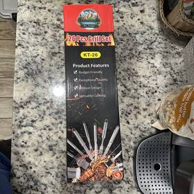 Dr.camp 797725057531 Dr. 26 Pcs Grilling Accessories Stainless Steel Grill Set Barbecue Tools