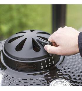 Dracarys 905208522658 Charcoal Kamado Cast Aluminum Top Vent Chimney For Vision Grills