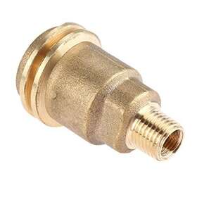 Qcc1 Dreld 726679648175 Nut Propane Gas Fitting Adapter With 1/4 Inch Male Pipe Thread Quick