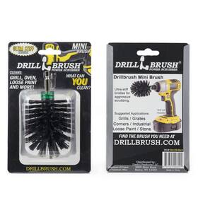 Drillbrush 859725006091 Ultra Stiff Black Electric Spin Scrubber Bbq Brush Industrial Power For