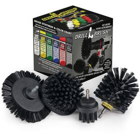 K-s-e42o-qc-db Drillbrush Bbq Grill Brush And Crevice Cleaning Tool For Household Use Multifunction Rotati