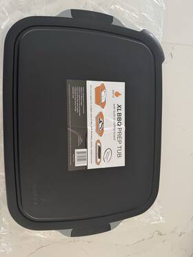 Tubld-1-bl Drip Ez Lot 3 Collapsible Bbq Prep Tubs Lids Black Xl Original And Junior