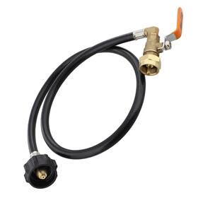 Dumble 840145801298 High Pressure Propane Hose 3 Feet Rubber - Regulator Gas With O