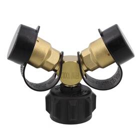 Dumble 840145801427 Propane Tank Adapters Lp Gas Line Splitter 2 Way Hose Tee Y