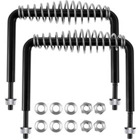 Dunzy-mx-0853 Dunzy 2 Pieces 6 Inch Steel Spring Handle 5 Wide Overall With 1/2 Rod For Bbq P