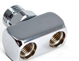 Dxdivers 687398767328 Scuba Diving Low Pressure Hose Splitter Male Regulator To Female 2 L