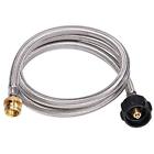 Dz095fss Dozyant Grill Connectors Hoses Feet Stainless Steel Braided 738770835972
