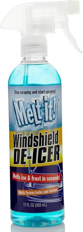 Cost746  E Z R Windshield De-icer Instantly Melts Ice Defrost Liquid For Car Window Cleaner 17o