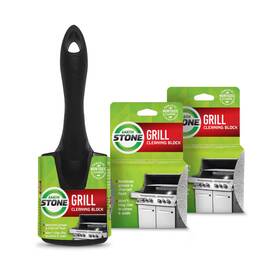 Earthstone 638496900056 Grill Cleaning Block Kit Includes 3 Blocks And 7 Inch Ez-grip Handle