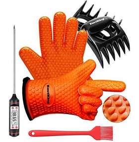 Eastking 688261614312 Bbq Gloves/bbq Claws/meat Thermometer And Silicone Brush Superior Value