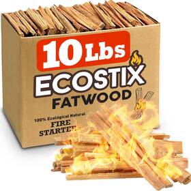 Easygo Products 600310785811 Eco-stix Fatwood Fire Starter Kindling Firewood Sticks Bulk Packaged 10 Lbs