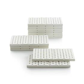 Easylife Tech 705353495779 Ceramic Bbq Grill Tiles Heat Distribution Outdoor Grilling Accessory 6 In 15 Set