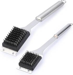 Skjgs-2g Edgnb 2 Pack Grill Brush And Scraper 16.5 Inch 14 Wire Bbq For Outdoor Gri