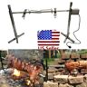 Eit851104 Large Grill Rotisserie Spit Roaster Rod Charcoal Bbq 6216809902047