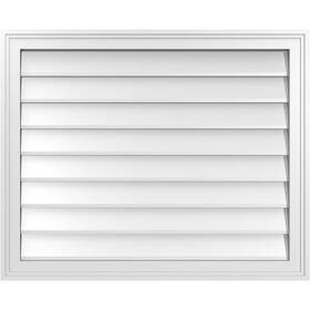 Gvpve32x2602sn Ekena Millwork 32 Inch W X 26 H Rectangle Surface Mount Pvc Gable Vent 32- 26-