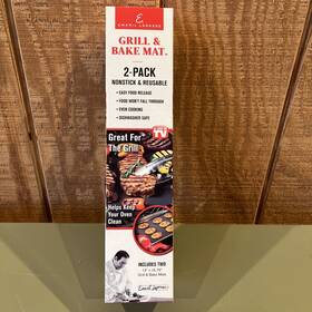 Emeril Lagasse 752356838003 New 2 Pack Grill And Bake Mat Nonstick Reusable Dishwasher Safe