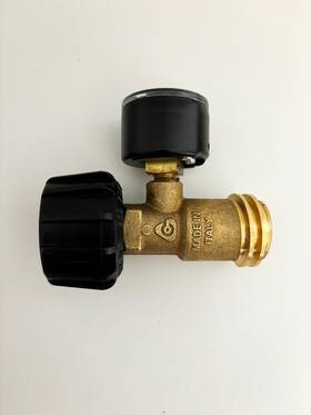 F176342 Enerco Brand New Propane Tank Gauge Rv Pressure Brass Adapter Gas Level Meter Grill