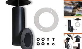 Entsong 788285616245 Grill Smoke Stack Replacement For Pit Boss/traeger/camp Chef And Other Pellet