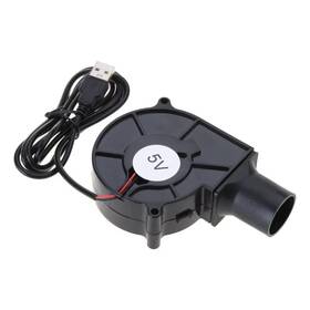 Eruule 705353775468 Bbq Fan Pwm Blower 75x75x30mm 5v 2a Large Usb Powered For Cooking Dropship