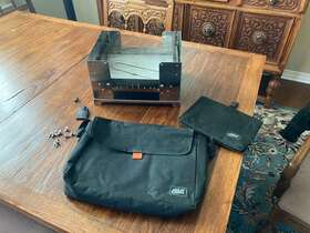 E-bbq300s Esbit Esvit Charcoal Grill Stove Bbq300 12 Inch X9 X7 With Travel Bag And Wind Guards