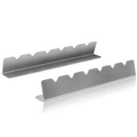 Ls-st1603 Esie Houzie Kabob Skewers Rack Set Of 2 Stainless Steel Holder With 6 Notch Comp
