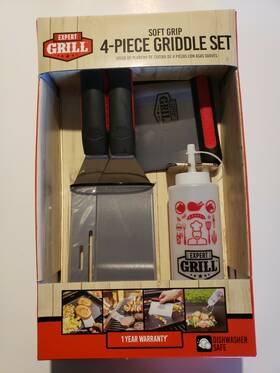 Xg10-107-001-07 Expert Grill Stainless Steel Barbecue Griddle Tool Set 4-piece