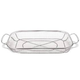 Extreme Salmon 703063875287 Grill Basket Stainless Steel Accessories Vegetables Grilling Bb