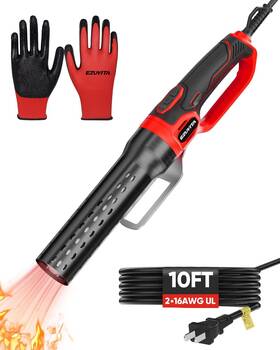 1500w Ezuvita 647581750155 Electric Charcoal Starter With 10ft Cable 60s Rises To 1100 Fire Light