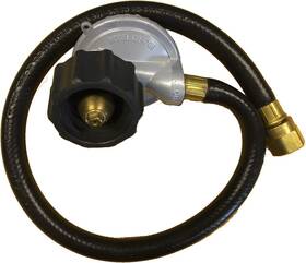 Qcc1 Fairview 711583424359 Universal Gas Grill Lp Propane Regulator And 21 Inch Hose Fitting 3/8 End
