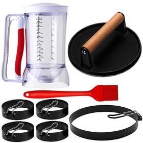 Jlc-f-12 Fapinuky 8-piece Griddle Breakfast Kit For Blackstone - Complete Set Of Access